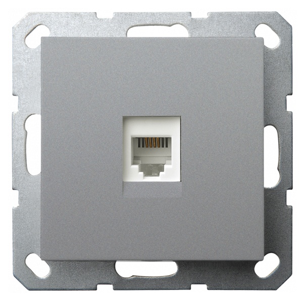 Интернет-розетка RJ45 Jasmart G категория 5, алюминий