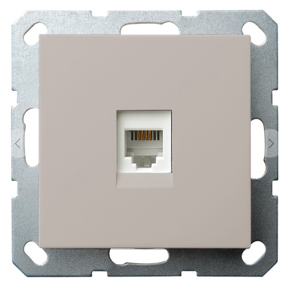 Интернет-розетка RJ45 Jasmart G категория 5, тауп