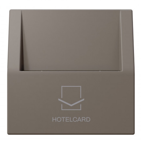 Отельный карточный выключатель Jasmart FD 10А 250В, тауп (soft touch)