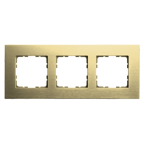 Рамка Jasmart G-Metal 3-постовая, шампань