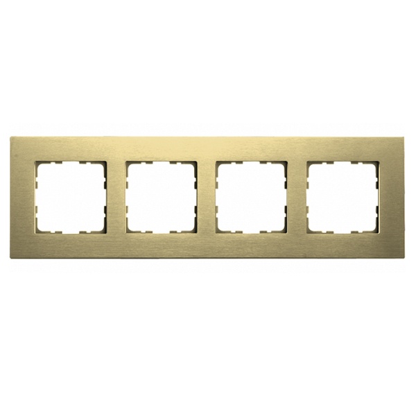 Рамка Jasmart G-Metal 4-постовая, шампань