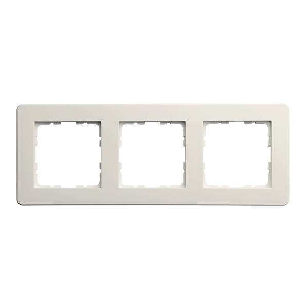 Рамка Jasmart G-Flex  3-постовая, слоновая кость (бежевый)