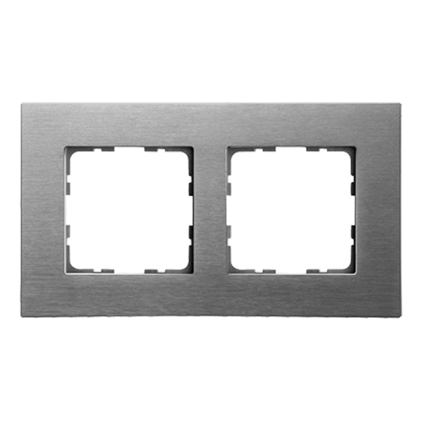 Рамка Jasmart G-Metal 2-постовая, алюминий