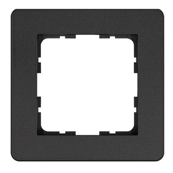 Рамка Jasmart G-Flex 1-постовая, антрацит