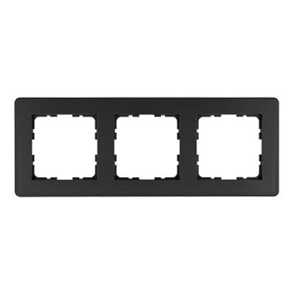 Рамка Jasmart G-Flex 3-постовая, антрацит