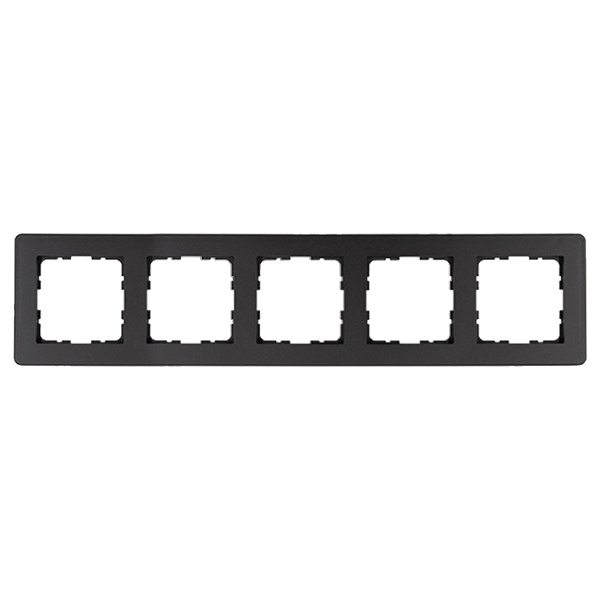 Рамка Jasmart G-Flex 5-постовая, антрацит