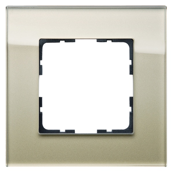 Рамка Jasmart 1-постовая, стекло шампань