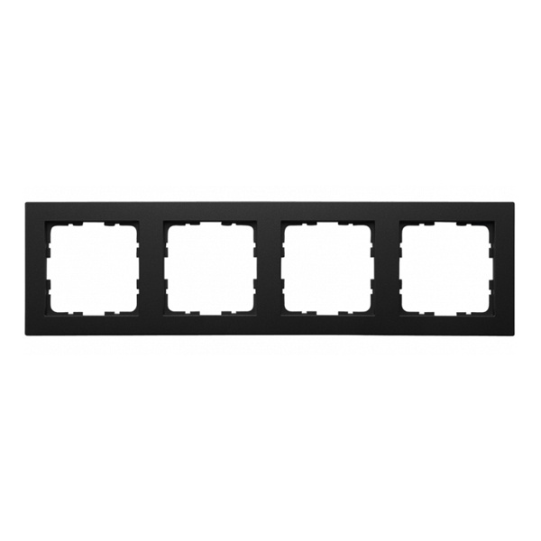 Рамка Jasmart G-Classic  5-постовая, черный матовый (soft touch)