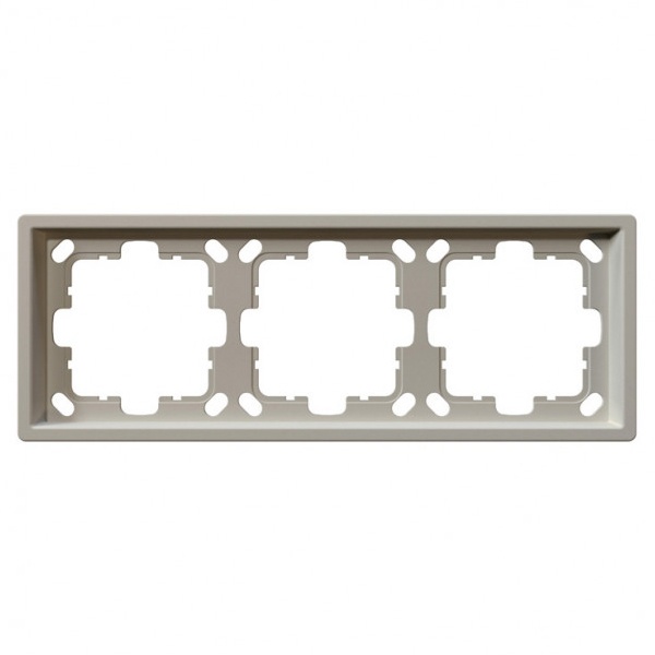 Рамка Jasmart FD  3-постовая, Сахара