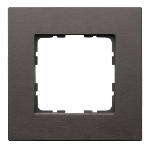 Рамка Jasmart G-Metal 1-постовая, коричневый