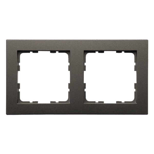 Рамка Jasmart G-Classic  2-постовая, мокко