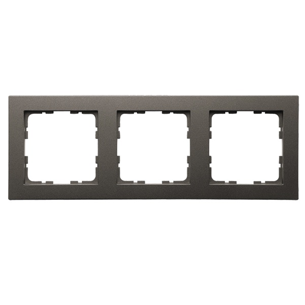 Рамка Jasmart G-Classic  3-постовая, мокко