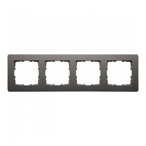 Рамка Jasmart G-Flex 4-постовая, мокко