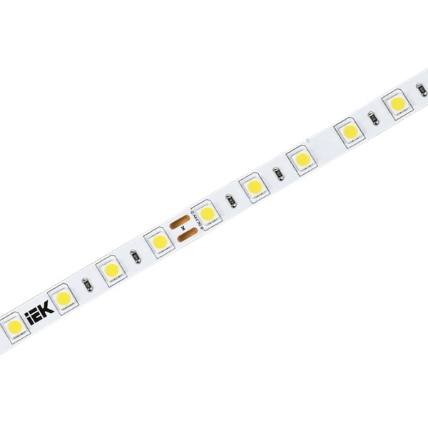 Лента светодиодная ИЭК LED LSR 5050 NW 60Led/m 14.4W/m 4000K 24V IP20 белый 10mm (уп. 5м)