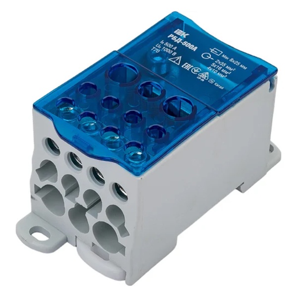 Распределительный блок ИЭК РБД-500А 12 контактов 500А