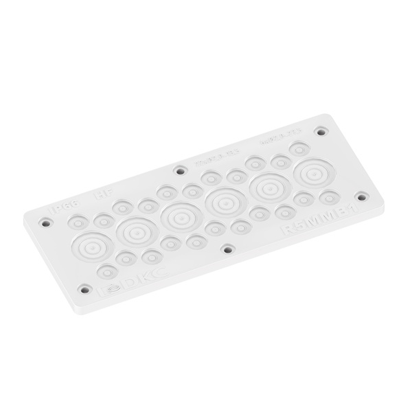 Мембранный кабельный ввод DKC EPDM IP66 -70 +90 ШхВ 216х89 мм 22xd2-13,5мм 6xd2-27,5мм