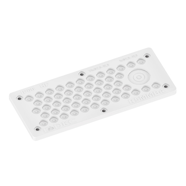 Мембранный кабельный ввод DKC EPDM IP66 -70 +90 ШхВ 216х89мм 16xd2-12мм 16xd2-14мм 2xd2-18мм 1xd2-32