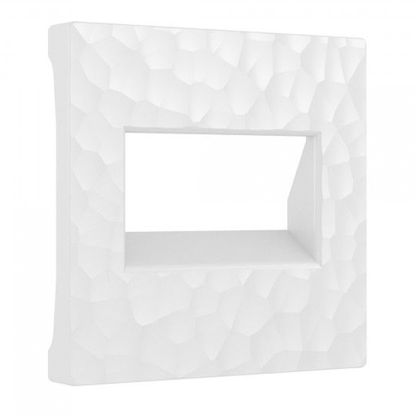 Накладка для двойной розетки Еthernet RJ-45 Werkel Hammer белый