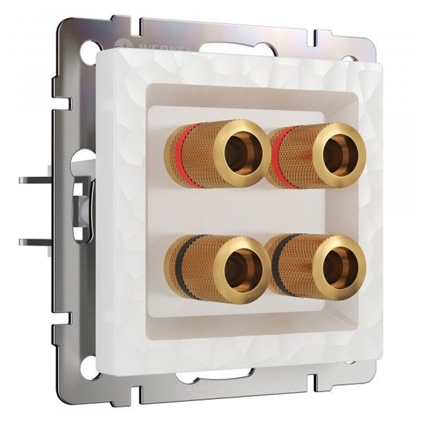 Акустическая розетка Werkel Hammer белый