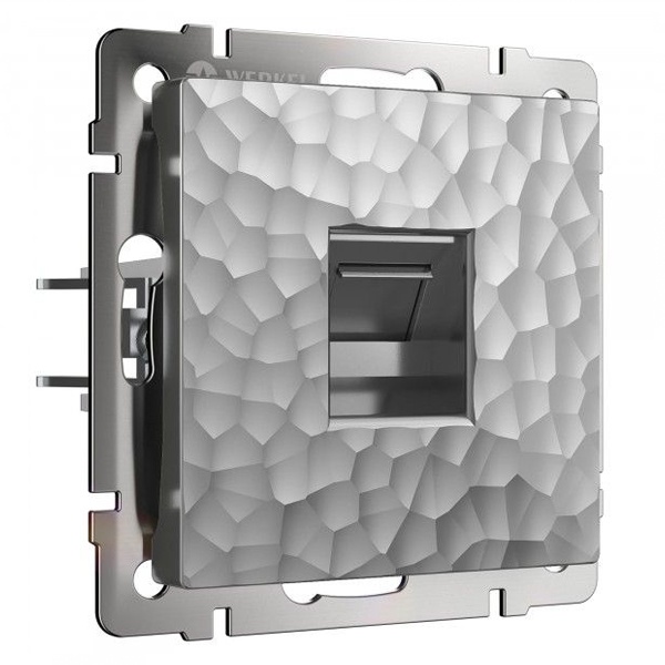 Розетка Ethernet RJ-45 Werkel Hammer серебряный