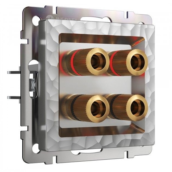 Акустическая розетка Werkel Hammer серебряный