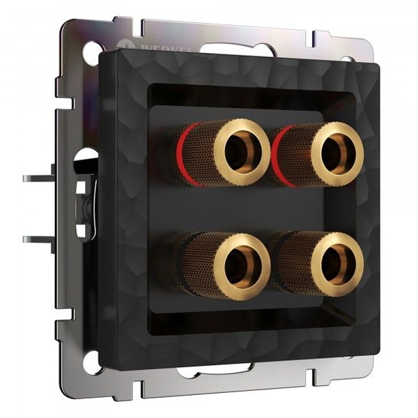 Акустическая розетка Werkel Hammer черный