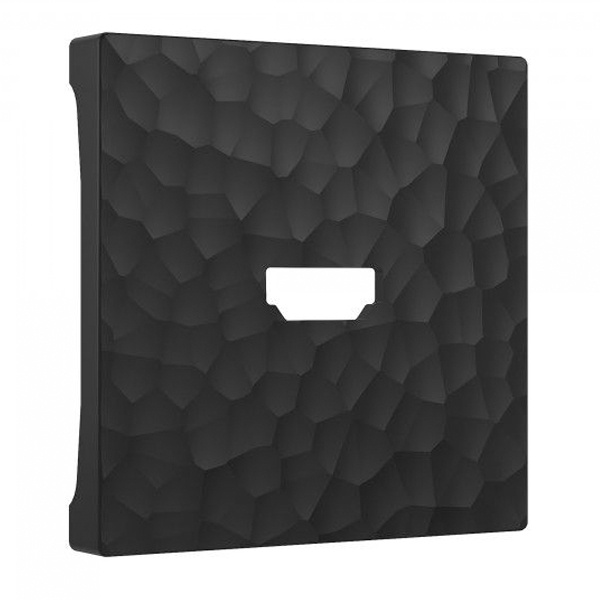 Накладка для розетки HDMI Werkel Hammer черный