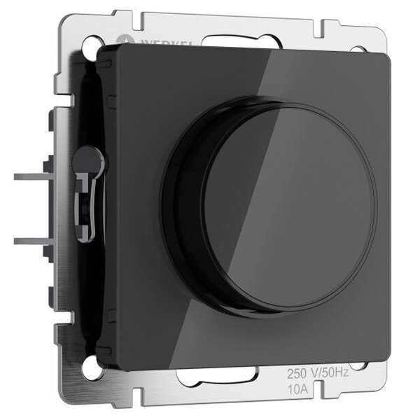 Диммер Werkel 600Вт LED 200Вт акрил черный