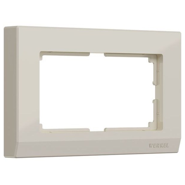 Рамка для двойной розетки Werkel Stark слоновая кость (бежевый)