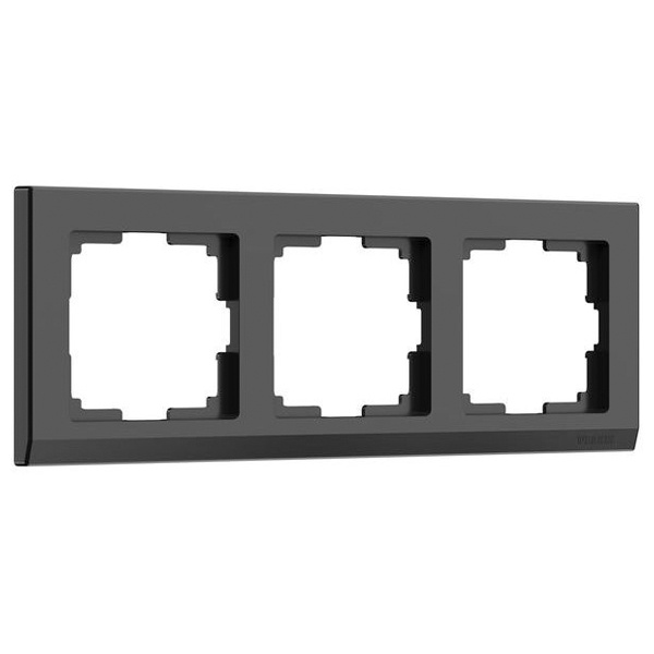 Рамка на 3 поста Werkel Stark черный
