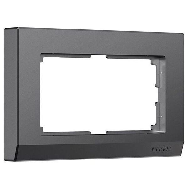 Рамка для двойной розетки Werkel Stark графит матовый