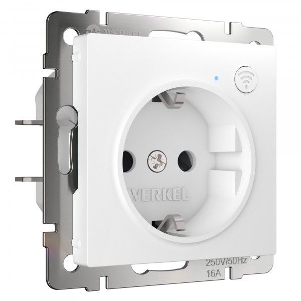 Умная розетка Werkel белый матовый
