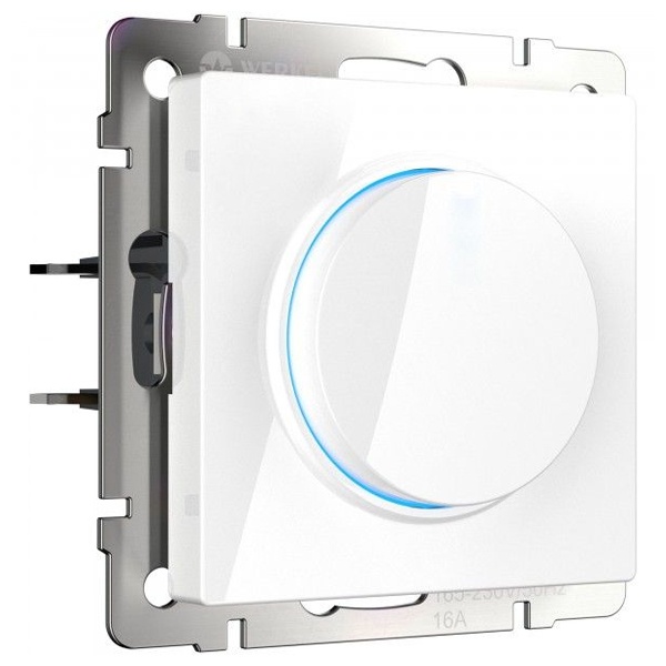 Диммер с подсветкой Werkel 600Вт Led 200Вт белый