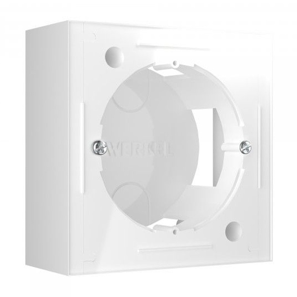 Коробка для накладного монтажа Werkel кроме коллекций Acrylic и Stream белый