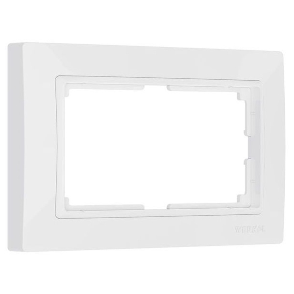 Рамка для двойной розетки Werkel Snabb basic белый