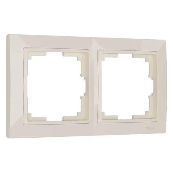 Рамка на 2 поста Werkel Snabb basic слоновая кость (бежевый)