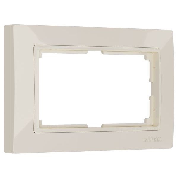 Рамка для двойной розетки Werkel Snabb basic слоновая кость (бежевый)