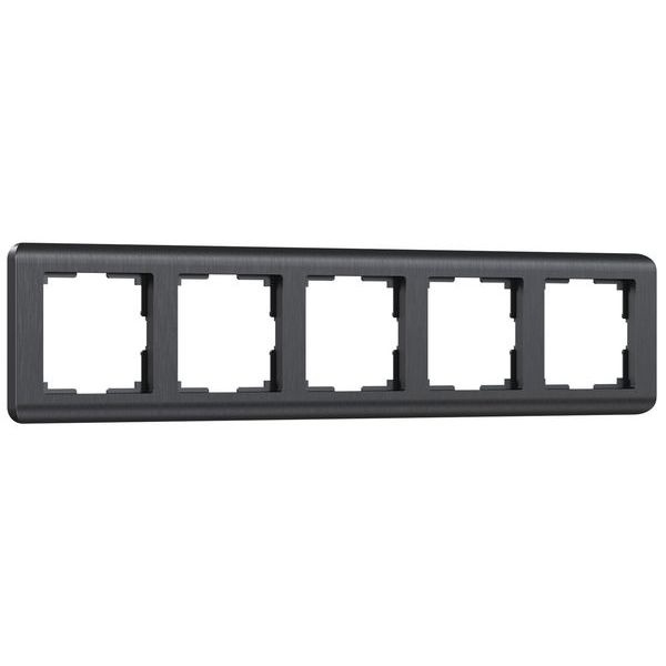 Рамка на 5 постов Werkel Stream графит
