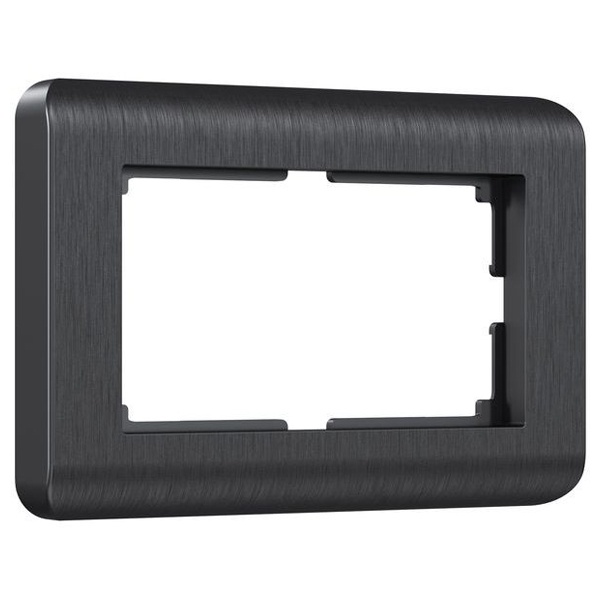 Рамка для двойной розетки Werkel Stream графит