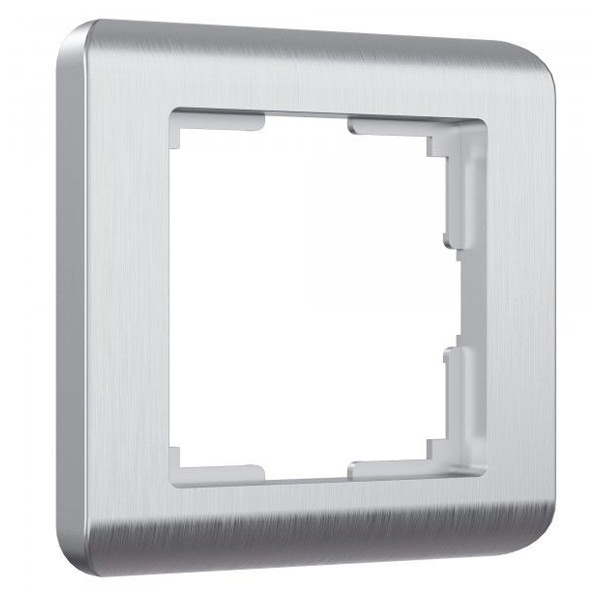 Рамка на 1 пост Werkel Stream серебряный