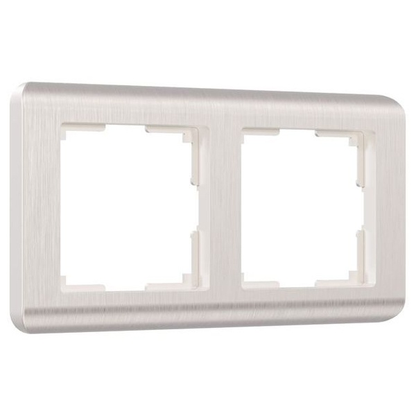 Рамка на 2 поста Werkel Stream перламутровый