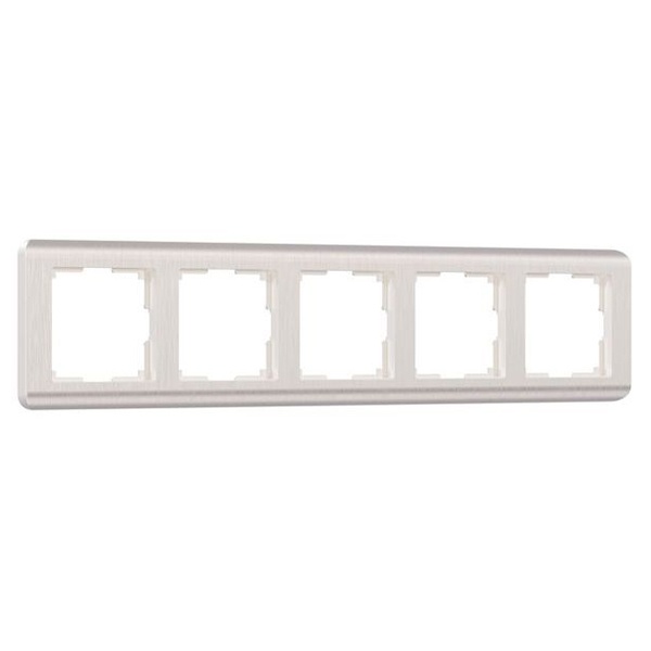 Рамка на 5 постов Werkel Stream перламутровый