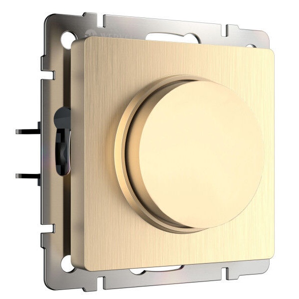 Диммер Werkel 600Вт LED 200Вт New шампань рифленый