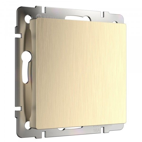 Заглушка Werkel шампань рифленый