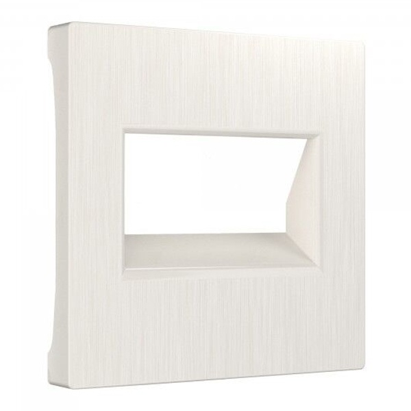 Накладка для двойной розетки Еthernet RJ-45 Werkel перламутровый рифленый