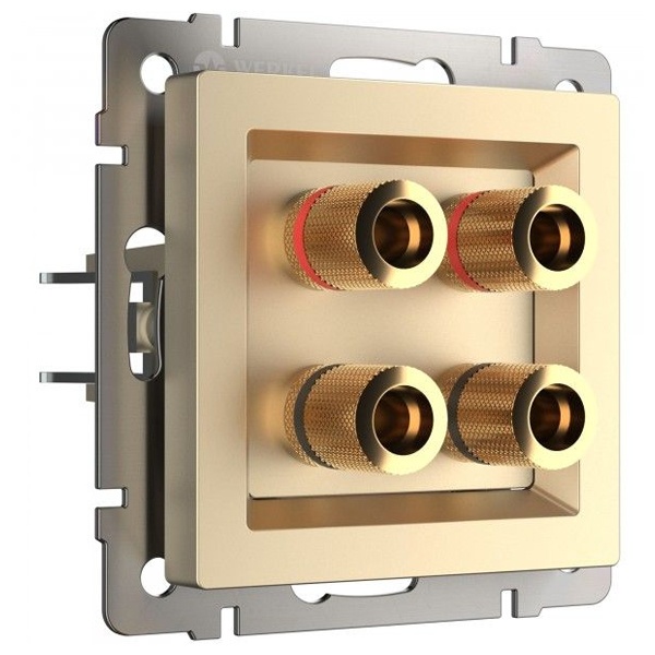 Акустическая розетка Werkel шампань