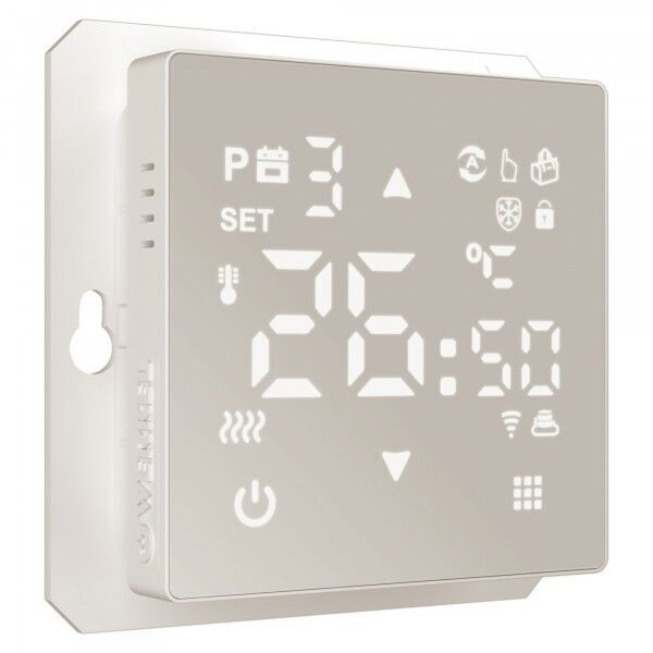 Умный сенсорный терморегулятор  для теплого пола Werkel дымчатый