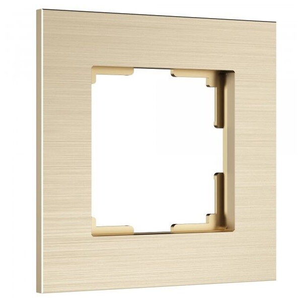 Рамка на 1 пост Werkel AluMax шампань