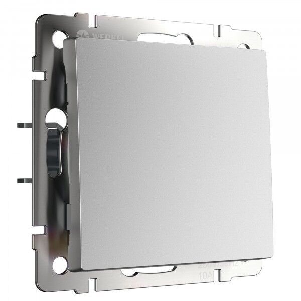 Клавиша для выключателя перекрестного Werkel серебряный матовый