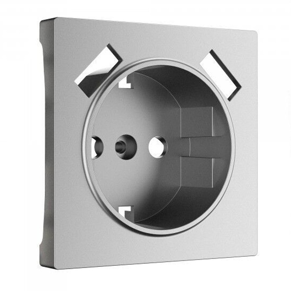 Накладка для розетки USB  Werkel серебряный матовый